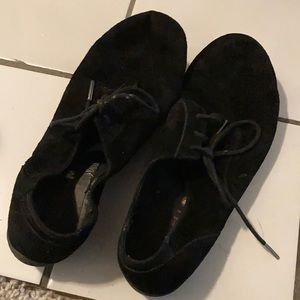 Black suede Merrell Mimix barefoot sneakers